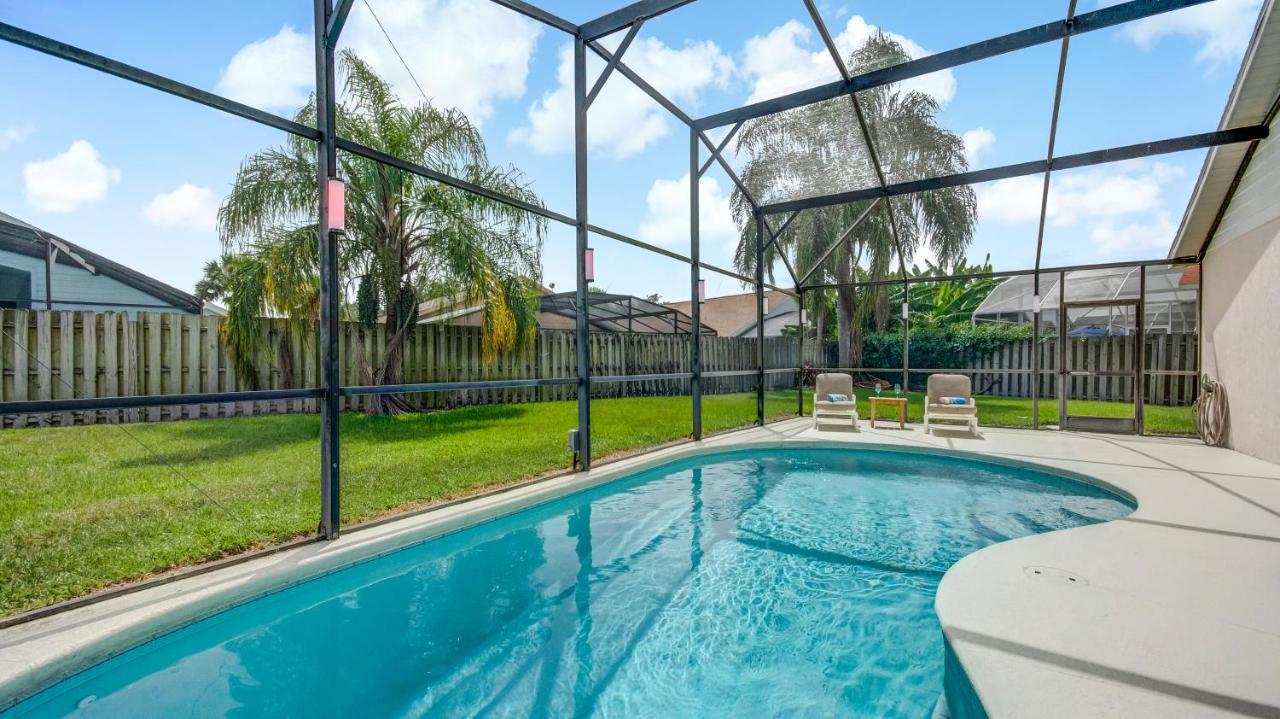 Pool Lighting Feature Private Fence Villa Orlando Dış mekan fotoğraf